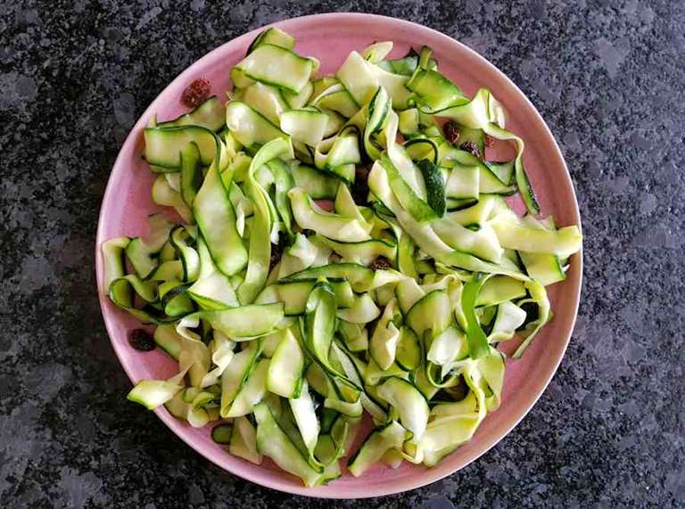 Courgette Ribbon Salad Recipe Cuisine Fiend